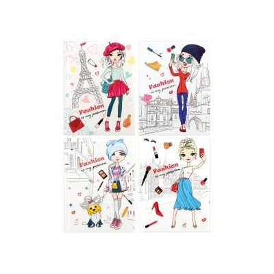 Блокнот "Fashion", А5, твердая обл., 80 стр, клетка