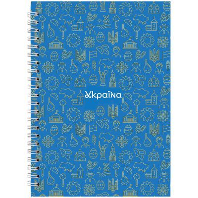 Блокнот на спирали твердая обл., А5, 96 л. №23