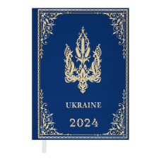 Ежедневник датир. 2026 UKRAINE, A5, голубой