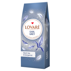 Чай чёрный 80г, лист, "Earl Grey", LOVARE