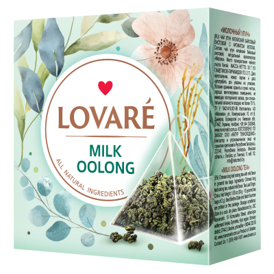 Чай зелений 2г*15, пакет, "Milk oolong", LOVARE