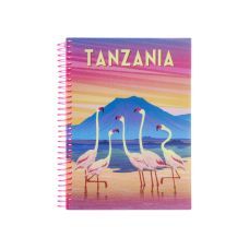 Блокнот "Travelling 06" А5, пластиковая обл., спираль, 80 л., клетка