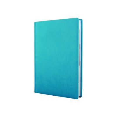 Ежедневник недатированный, Optima тиснение Notebook, Vivella, кремовый блок, камеру, бирюзовый, A5