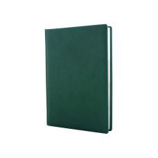Ежедневник недатированный, Optima тиснение Notebook, Vivella, кремовый блок, клетка, зеленый, A5