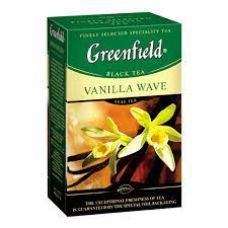 Чай Greenfield заварной, черный, Vanila Wave, 100г
