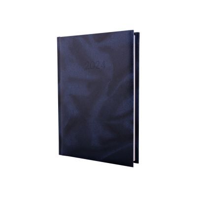 Ежедневник датированный 2024, OFFICE, синий, А5