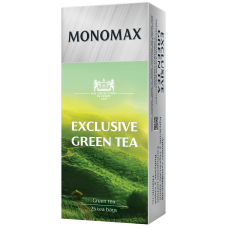 Чай зелёный 1.5г*25, пакет, EXCLUSIVE GREEN TEA, МОNОМАХ