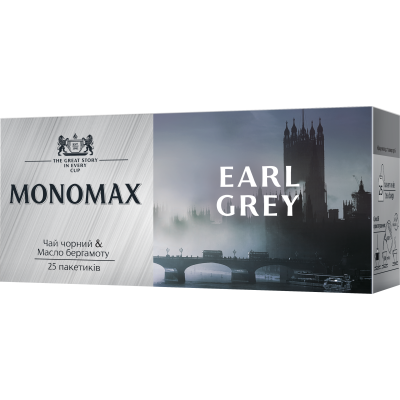 Чай чёрный 2г*25, пакет, EARL GREY, МОNОМАХ