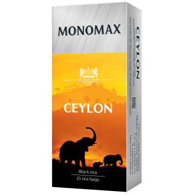Чай чёрный 2г*25, пакет, CEYLON, МОNОМАХ