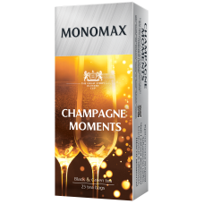 Чай бленд чёрного и зелёного 1.5г*25, пакет, CHAMPAGNE MOMENT, МОNОМАХ