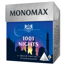 Чай бленд чёрного и зелёного 2г*20, пакет, 1001 NIGHTS, МОNОМАХ