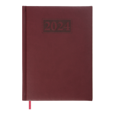 Ежедневник датированный 2026 GENTLE Torino A5 бордовый
