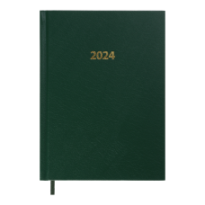 Ежедневник датированный 2024 STRONG A5 зеленый