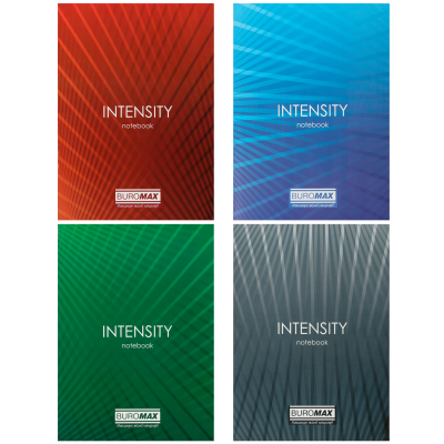 Тетрадь канцелярская, JOBMAX, А4, 48 л., линия, офсет, картонная обложка, ассорти