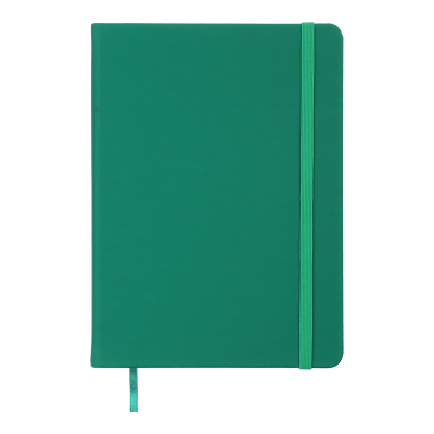 Ежедневник недатированный TOUCH ME, A5, зеленый, искусственная кожа