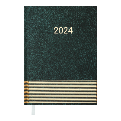 Ежедневник датир. 2024 PARALLEL, A5, зелений