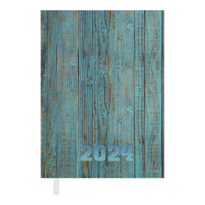 Ежедневник датир. 2024 NEXT, A5, блакитний