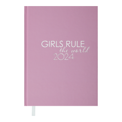 Ежедневник датир. 2024 MOTIVETION, A5, розовый