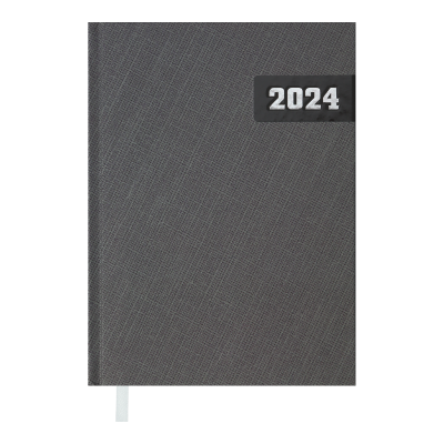 Ежедневник датир. 2024 MANLY, A5, серый