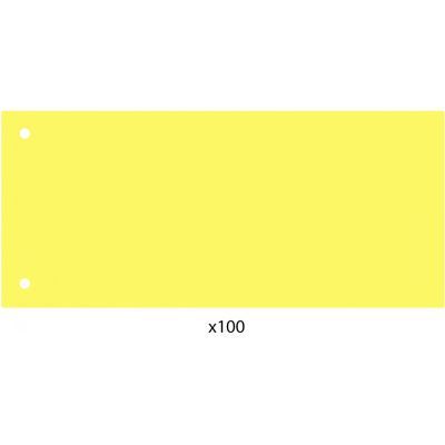 Разделитель листов 240*105мм Economix, пластик, желтый, 100 шт.