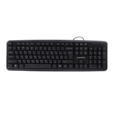 Клавіатура дротова, USB, українська, чорний колір, Gembird KB-U-103-UA