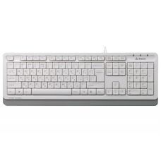 Клавіатура Fstyler Sleek MMedia Comfort, USB, білий, A4Tech FK10 (White)