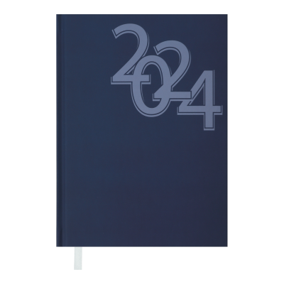 Ежедневник датир. 2024 OFFICE, A5, синий