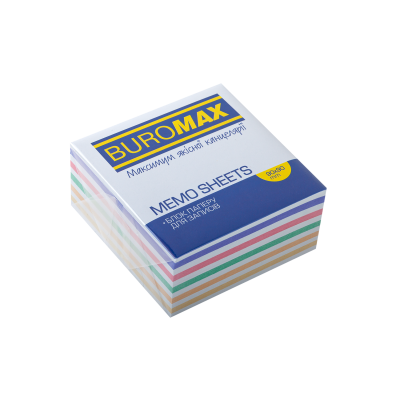 Блок бумаги для записей ЗЕБРА, 90х90х40 мм, склееенный