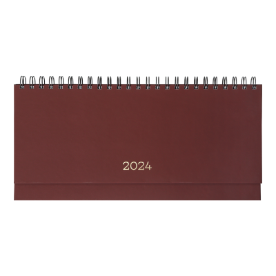 Планинг датированный 2026 MONOCHROME, бордовый