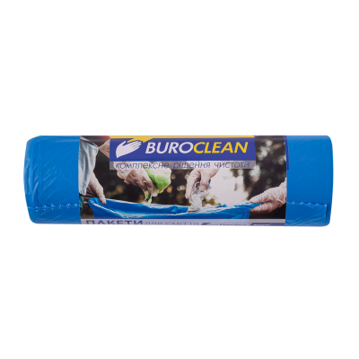 Пакеты для мусора 240л/5 шт, крепкие, синие, 900х1300мм, 35мкм BuroClean EuroStandart