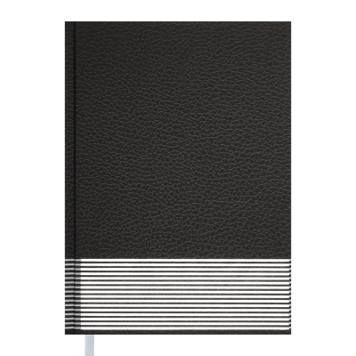 Ежедневник недатированный PARALLEL, A5, черный