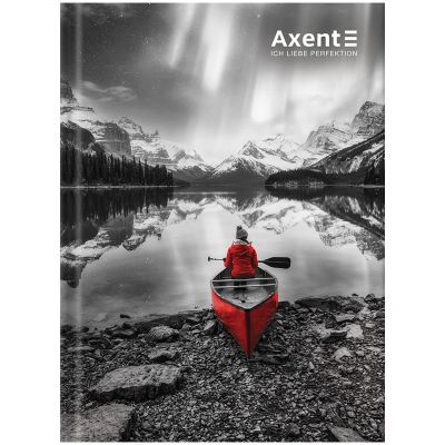 Книга записная твердая обл. А5, 96 л., клет., Red&Black Lady