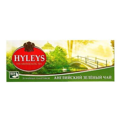 Чай зеленый Hyleys English green к/у 25х2г