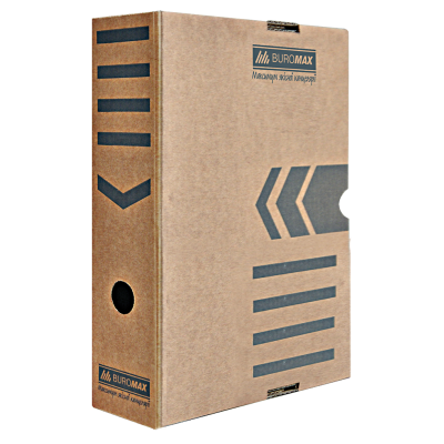 Бокс для архивации документов, JOBMAX, 80 мм, крафт