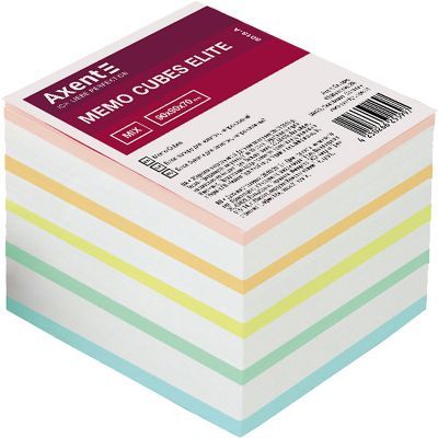 Бумага для заметок Elite "Mix" 90х90х70 мм, непроклеенная