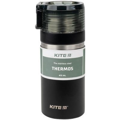 Термос Kite 473 мл., черный