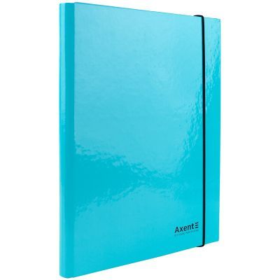 Папка на резинках объёмная картон, А4, Pastelini, мятная