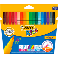 Фломастеры "Kids Visa 880", 18 цветов