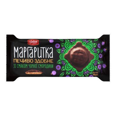 Печенье сдобное со вкусом смородины Маргаритка Delicia, 150 г
