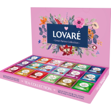 Набор-ассорти чаев Lovare Great Partea Collection, 153 г, 18 видов по 5 шт.