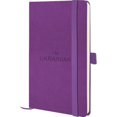 Книга записная Partner Soft Skin, 125*195, фиолетовая Ukrainian