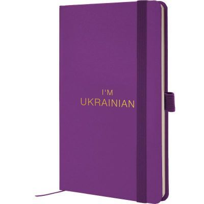 Книга записная Partner, 125*195, 96 л., кл., пурпурная Ukrainian