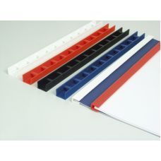 Пластины Press-Binder 10мм, в упаковке 50 шт, цвет на выбор: белый, черный, синий, красный