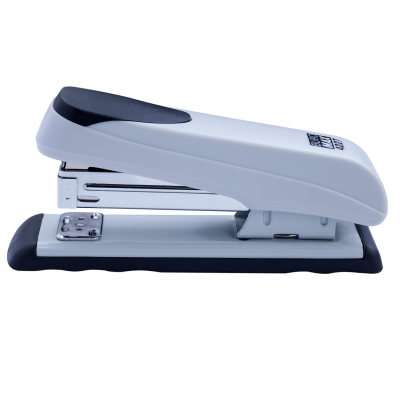 Степлер пластиковый, 20 л., (скобы №24; 26), 136х36,5х53 мм, серый