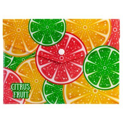 Папка-конверт А5 на кнопке, 180 мкм