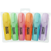 Набор из 6-ти текст-маркеров PASTEL, с резиновыми вставками, 2-4 мм