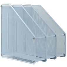 Лоток вертикальный 3-в-1, металлическая сеточка. Размер 250*290*310мм. Цвет: белый Лоток вертикальный 3-в-1, металлическая сеточка. Размер 250*290*310мм. Цвет: белый