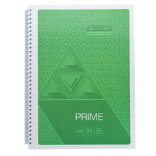 Тетрадь для записей PRIME, А4, 96 л., клетка, картонная обложка, цвет обложки ассорти
