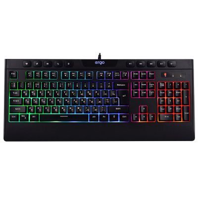 Клавиатура проводная Ergo KB-510 USB Black