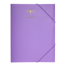 Папка на резинках FAVOURITE, PASTEL, А4, сиреневая Папка на резинках FAVOURITE, PASTEL, А4, сиреневая